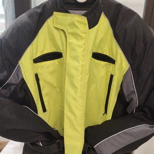 Bilt neon motorcycle jacket with Body Armour